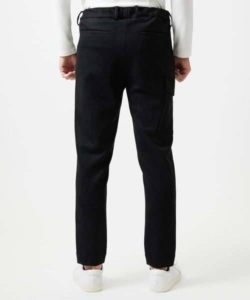MICHEL KLEIN HOMME   （ミッシェルクランオム）の「【セットアップ】スエード調スウェットパンツ（カーゴパンツ・メンズ・カーキ/ブラック・MEDIUM/X-LARGE/LARGE）」の8枚目の写真