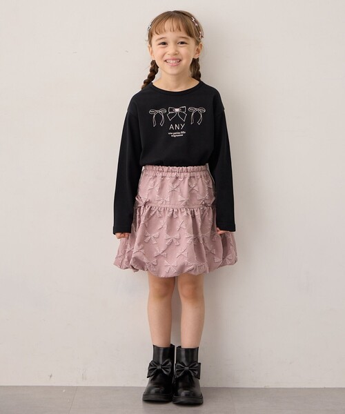 ANY(エニィ)の「リボン バルーンスカート(スカート・キッズ・ピンク系/ブラック系・110/130/120)」の13枚目の写真