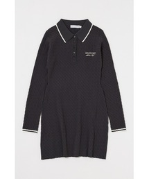 MOUSSY(}EW[)LOGO CABLE KNIT MINI DRESS / S P[u jbg ~j hX(s[X)