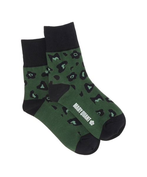 MARY QUANT（マリークワント）の「MQレオパード ソックス（ソックス/靴下・レディース・グリーン/モカ/グレー・FREE）」の8枚目の写真