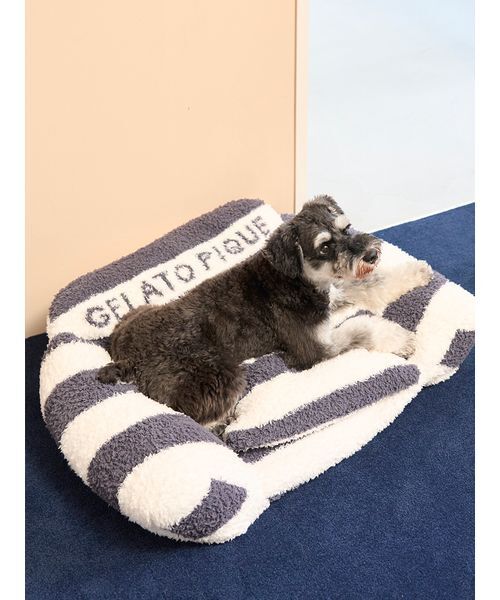 CAT&DOG】ジェラートソファ型ベッドL（その他ペットグッズ）｜gelato