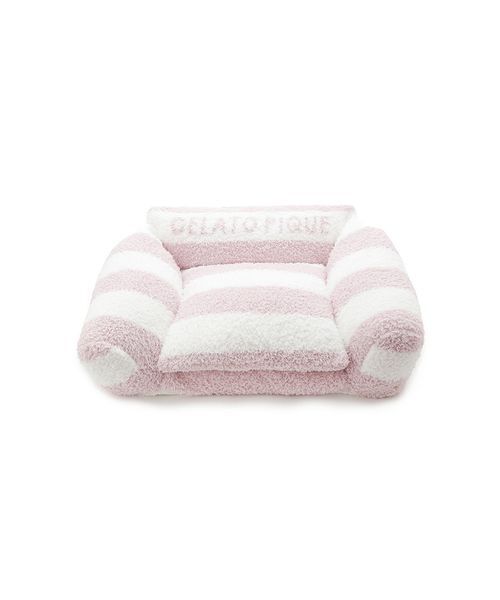新品gelato pique【CAT&DOG】ジェラートソファ型ベッドPK CAT&DOG】ジェラートソファ型ベッドL（その他ペットグッズ）｜gelato
