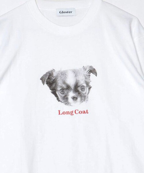 GLOSTER(グロスター)の「【人気シリーズ】【DOG&CAT】犬猫プリント クルーネックロンT(Tシャツ/カットソー・メンズ・ホワイト系その他5/ホワイト系その他/ホワイト系その他3/ホワイト系その他6/ホワイト系その他2/ホワイト系その他4・S/M/L)」の6枚目の写真