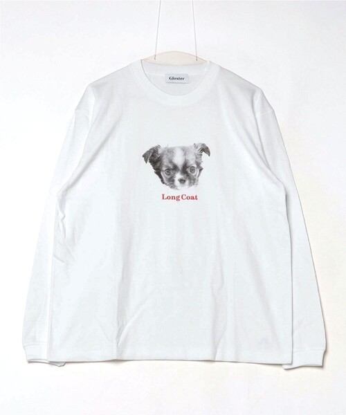 GLOSTER(グロスター)の「【人気シリーズ】【DOG&CAT】犬猫プリント クルーネックロンT(Tシャツ/カットソー・メンズ・ホワイト系その他5/ホワイト系その他/ホワイト系その他3/ホワイト系その他6/ホワイト系その他2/ホワイト系その他4・S/M/L)」の12枚目の写真