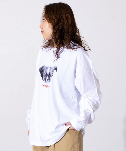 GLOSTER(グロスター)の「【人気シリーズ】【DOG&CAT】犬猫プリント クルーネックロンT(Tシャツ/カットソー・メンズ・ホワイト系その他5/ホワイト系その他/ホワイト系その他3/ホワイト系その他6/ホワイト系その他2/ホワイト系その他4・S/M/L)」の20枚目の写真