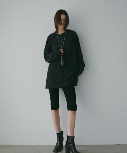 シアーヘンリーネックプルオーバー（Tシャツ/カットソー）｜ETRE