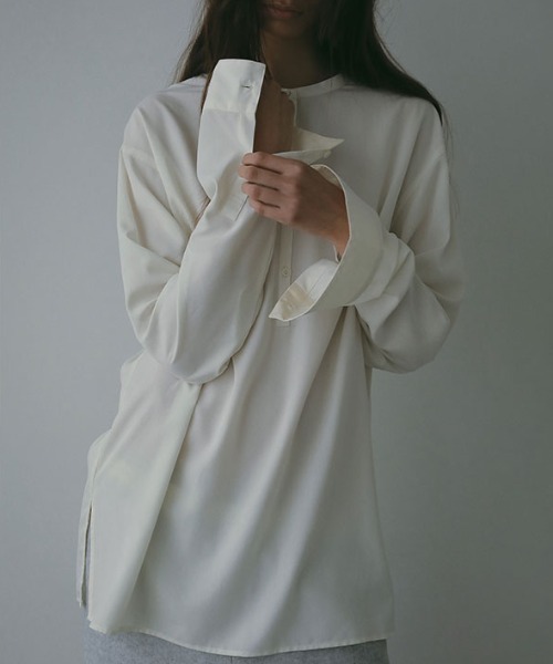 シアーヘンリーネックプルオーバー（Tシャツ/カットソー）｜ETRE