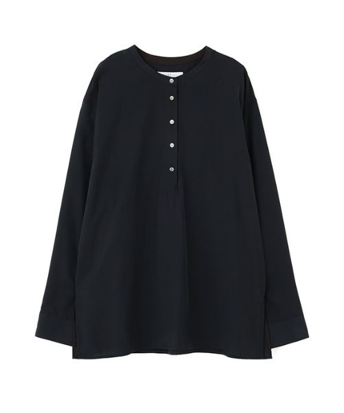 ETRE TOKYO 25AW シアーヘンリーネックプルオーバー ブラック シアーヘンリーネックプルオーバー ブラック - メルカリ