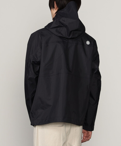 定7.7万 Marmot×Name. マーモット 防水 シェルコート ジャケット 開けてびっくり大収納！ マーモット×ネームの初コラボで生まれた