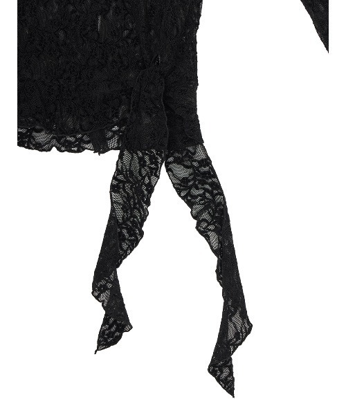 UND 2WAY CUT LACE FRILL TOP（Tシャツ/カットソー）｜Ameri（アメリ