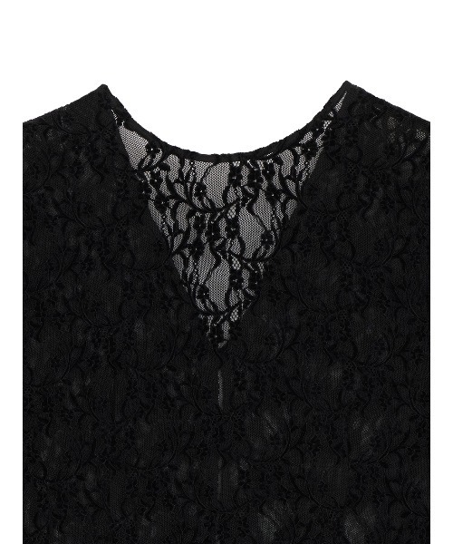 UND 2WAY CUT LACE FRILL TOP（Tシャツ/カットソー）｜Ameri（アメリ