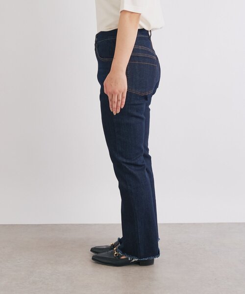 un dix cors(アンディコール)の「《美シルエット》ハイパーストレッチブーツカットデニム(デニムパンツ・レディース・インディゴブルー・0/1)」の13枚目の写真