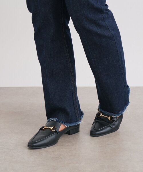 un dix cors(アンディコール)の「《美シルエット》ハイパーストレッチブーツカットデニム(デニムパンツ・レディース・インディゴブルー・0/1)」の19枚目の写真