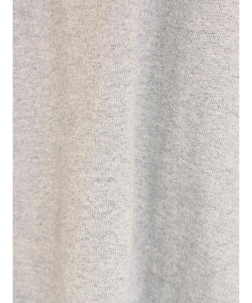 Samansa Mos2（サマンサ モスモス）の「[接触冷感]袖フリルロゴ刺繍Tシャツ（Tシャツ/カットソー・レディース・オレンジ/ダークブラウン/グリーン/グレー・F）」の15枚目の写真