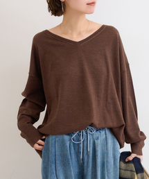 JOURNAL STANDARD relume（ジャーナルスタンダード　レリューム）の「キャッシュフィールVネックワイドプルオーバー（ニット/セーター）」