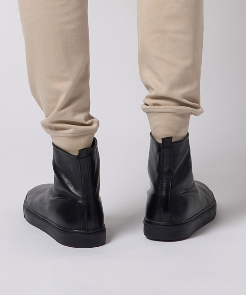 wjk（ダヴルジェイケイ）の「mko13193- front zip bootie ジップブーツ(8993 bt50h)（ブーツ・メンズ・グレー系その他/ブラック・40/42/44）」の4枚目の写真