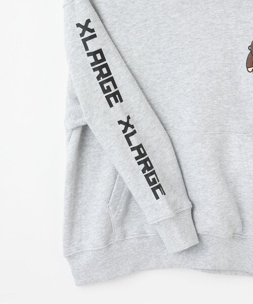 XLARGE KIDS(エクストララージキッズ)の「【人気商品再入荷】【直営店で取り扱い無し】ファニーゴリラパーカー(パーカー・キッズ・ブラック/トップグレー・110cm/120cm/130cm/140cm/90cm/100cm)」の8枚目の写真