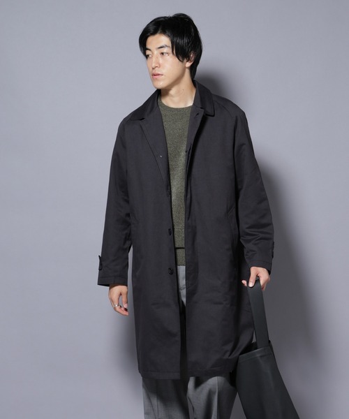 微起毛バルカラーコート（ステンカラーコート）｜NANO universe（ナノ