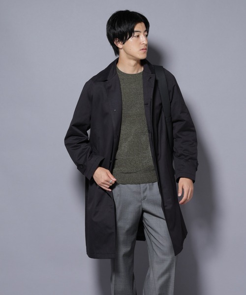 微起毛バルカラーコート（ステンカラーコート）｜NANO universe（ナノ