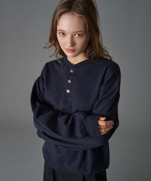 OUR LEGACY Bailon Sweatshirt 46 ヘンリーネック OUR LEGACY - LAD