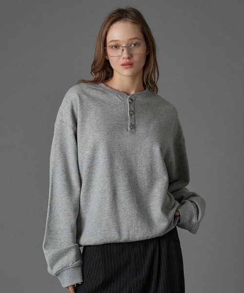 OUR LEGACY Bailon Sweatshirt 46 ヘンリーネック OUR LEGACY Bailon