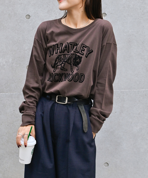 OUTDOOR PRODUCTS(アウトドアプロダクツ)の「SCREEN STARS ex ピグメントロンT(Tシャツ/カットソー・レディース・ブラウン・FREE)」の1枚目の写真