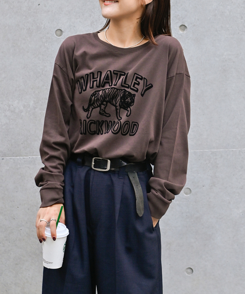 OUTDOOR PRODUCTS(アウトドアプロダクツ)の「SCREEN STARS ex ピグメントロンT(Tシャツ/カットソー・レディース・ブラウン・FREE)」の5枚目の写真