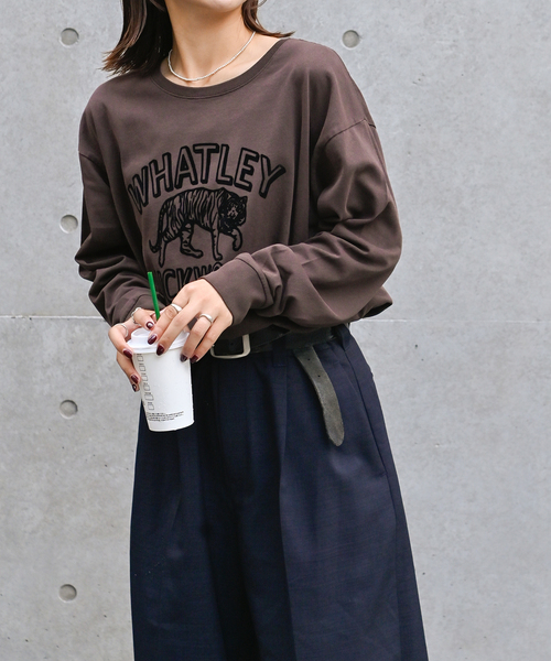 OUTDOOR PRODUCTS(アウトドアプロダクツ)の「SCREEN STARS ex ピグメントロンT(Tシャツ/カットソー・レディース・ブラウン・FREE)」の4枚目の写真