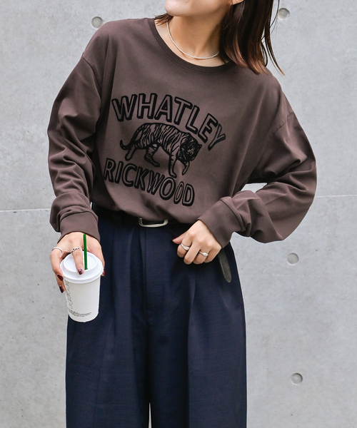 OUTDOOR PRODUCTS(アウトドアプロダクツ)の「SCREEN STARS ex ピグメントロンT(Tシャツ/カットソー・レディース・ブラウン・FREE)」の3枚目の写真