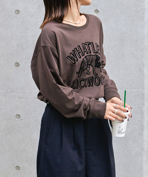 OUTDOOR PRODUCTS(アウトドアプロダクツ)の「SCREEN STARS ex ピグメントロンT(Tシャツ/カットソー・レディース・ブラウン・FREE)」の9枚目の写真