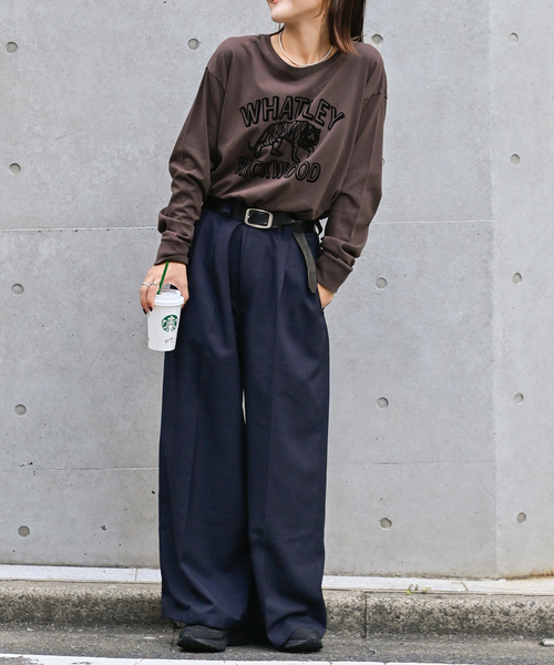 OUTDOOR PRODUCTS(アウトドアプロダクツ)の「SCREEN STARS ex ピグメントロンT(Tシャツ/カットソー・レディース・ブラウン・FREE)」の13枚目の写真