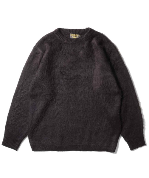 Beautiful Harmony（ビューティフルハーモニー）の「UNIVERD72 モヘアタッチクルーネックセーター（ニット/セーター・メンズ・ネイビー/マルーン/グリーン/ブラウン/オフホワイト/ブラック・MEDIUM/LARGE/X-LARGE/XX-LARGE）」の2枚目の写真