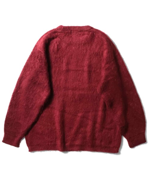 Beautiful Harmony（ビューティフルハーモニー）の「UNIVERD72 モヘアタッチクルーネックセーター（ニット/セーター・メンズ・ネイビー/マルーン/グリーン/ブラウン/オフホワイト/ブラック・MEDIUM/LARGE/X-LARGE/XX-LARGE）」の9枚目の写真