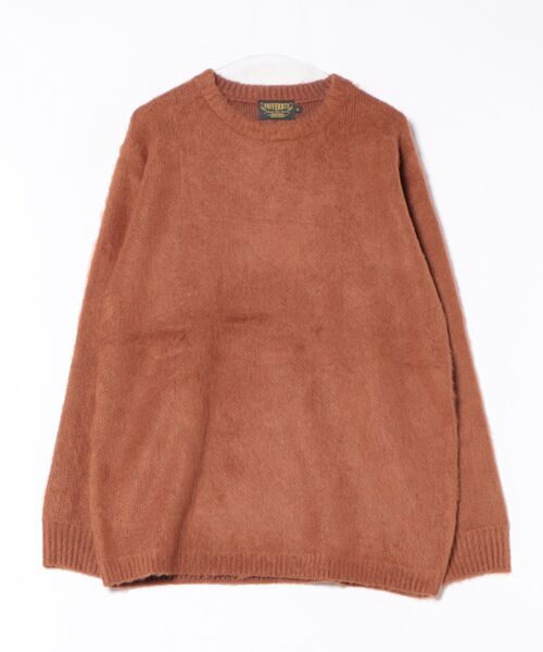 Beautiful Harmony（ビューティフルハーモニー）の「UNIVERD72 モヘアタッチクルーネックセーター（ニット/セーター・メンズ・ネイビー/マルーン/グリーン/ブラウン/オフホワイト/ブラック・MEDIUM/LARGE/X-LARGE/XX-LARGE）」の12枚目の写真