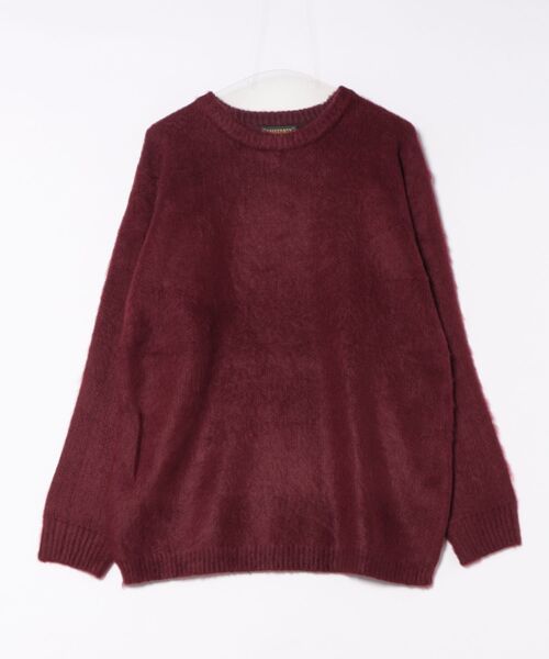 Beautiful Harmony（ビューティフルハーモニー）の「UNIVERD72 モヘアタッチクルーネックセーター（ニット/セーター・メンズ・ネイビー/マルーン/グリーン/ブラウン/オフホワイト/ブラック・MEDIUM/LARGE/X-LARGE/XX-LARGE）」の8枚目の写真