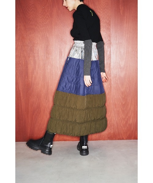 PADDING A LINE SK（スカート）｜OMMO（オーエムエムオー）の