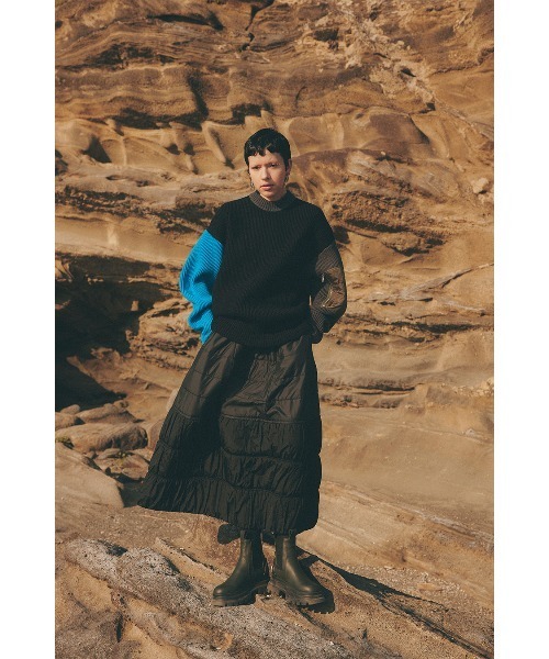 セール】PADDING A LINE SK（スカート）｜OMMO（オーエムエムオー）の