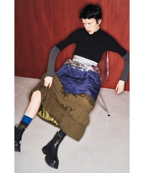 セール】PADDING A LINE SK（スカート）｜OMMO（オーエムエムオー）の