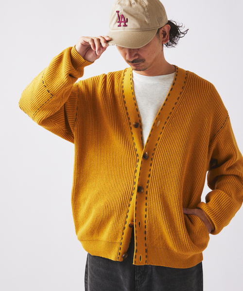 ジャーナルスタンダード　ハンドステッチカーディガン 追加》ハンドステッチ ブラッシュドカーディガン | ジャーナル