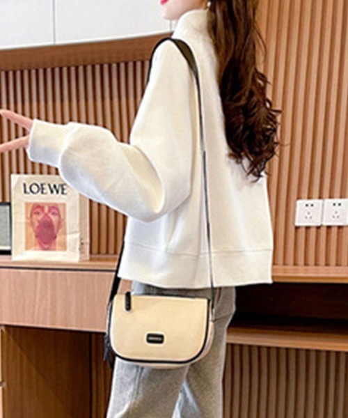 SallyLunn(サリーラン)の「スタンドカラーポケットブルゾン(ブルゾン・レディース・ホワイト/グレー・MEDIUM/LARGE)」の3枚目の写真