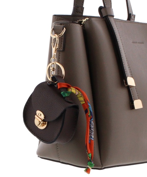 超希少♥非売品‪‪❤︎‬入手困難♥ビッグエコー限定❣️チャームストラップ セール】スカーフストラップミニバッグチャーム ソリッドカラー(188