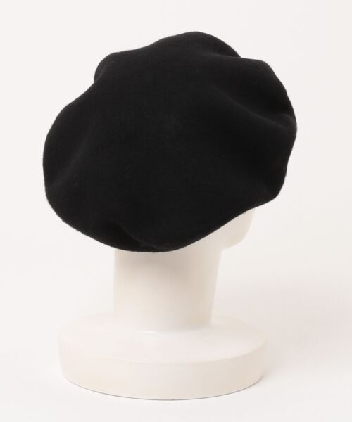 Heather(ヘザー)の「【POLO BCS(ポロ・ビーシーエス)】Beret 602801(ハンチング/ベレー帽・レディース・ブラック/グレー・ONE SIZE)」の14枚目の写真