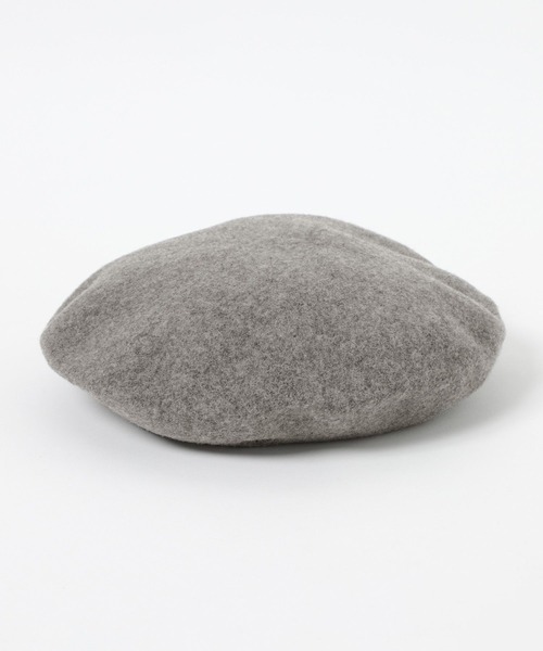 Heather(ヘザー)の「【POLO BCS(ポロ・ビーシーエス)】Beret 602801(ハンチング/ベレー帽・レディース・ブラック/グレー・ONE SIZE)」の9枚目の写真