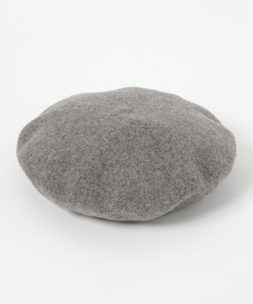 Heather(ヘザー)の「【POLO BCS(ポロ・ビーシーエス)】Beret 602801(ハンチング/ベレー帽・レディース・ブラック/グレー・ONE SIZE)」の10枚目の写真