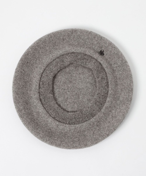 Heather(ヘザー)の「【POLO BCS(ポロ・ビーシーエス)】Beret 602801(ハンチング/ベレー帽・レディース・ブラック/グレー・ONE SIZE)」の11枚目の写真