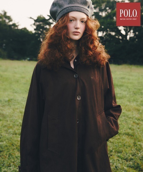 Heather(ヘザー)の「【POLO BCS(ポロ・ビーシーエス)】Beret 602801(ハンチング/ベレー帽・レディース・ブラック/グレー・ONE SIZE)」の5枚目の写真