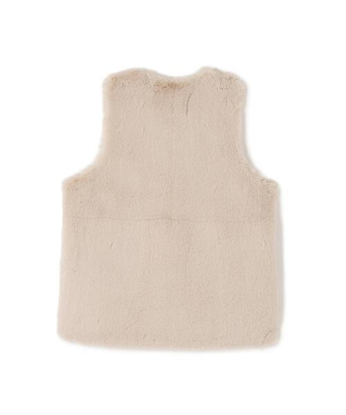 Risley(リズレー)の「Risley/リズレー/ラビットファー風ベスト(その他アウター・レディース・ベージュ/グレー・F)」の17枚目の写真