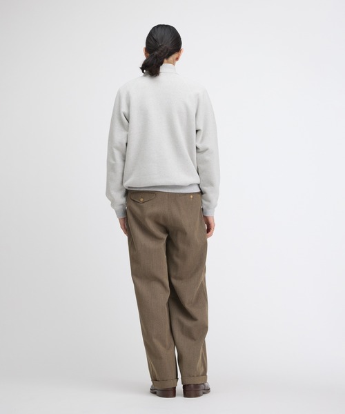 FRONT 11201(フロントワンワントゥーオーワン)の「Half Zip Sweatshirt/ Made in Japan(スウェット・メンズ・グレー・M/S/XL/L)」の8枚目の写真