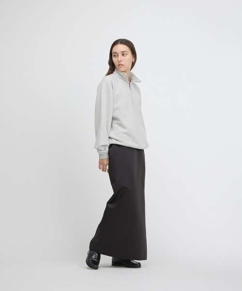 FRONT 11201(フロントワンワントゥーオーワン)の「Half Zip Sweatshirt/ Made in Japan(スウェット・メンズ・グレー・M/S/XL/L)」の5枚目の写真