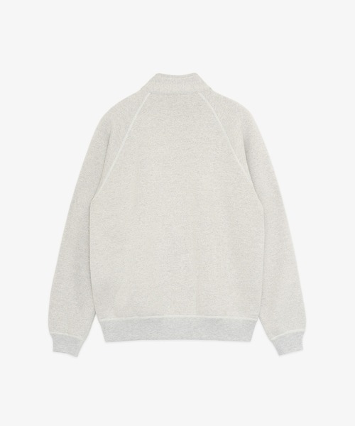 FRONT 11201(フロントワンワントゥーオーワン)の「Half Zip Sweatshirt/ Made in Japan(スウェット・メンズ・グレー・M/S/XL/L)」の2枚目の写真